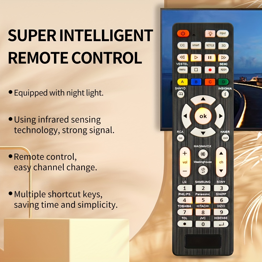 Universal Replacement Remote Control For Tv Rm ed005 Rm - Temu