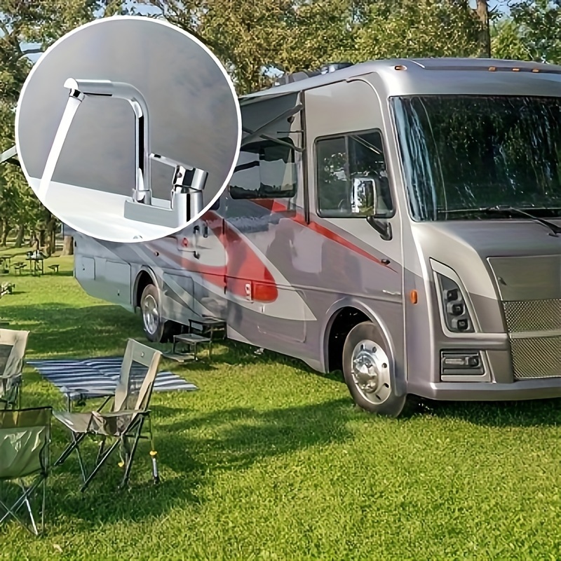 Grifo de Mezclador de Baño para autocaravana, giratorio de 360