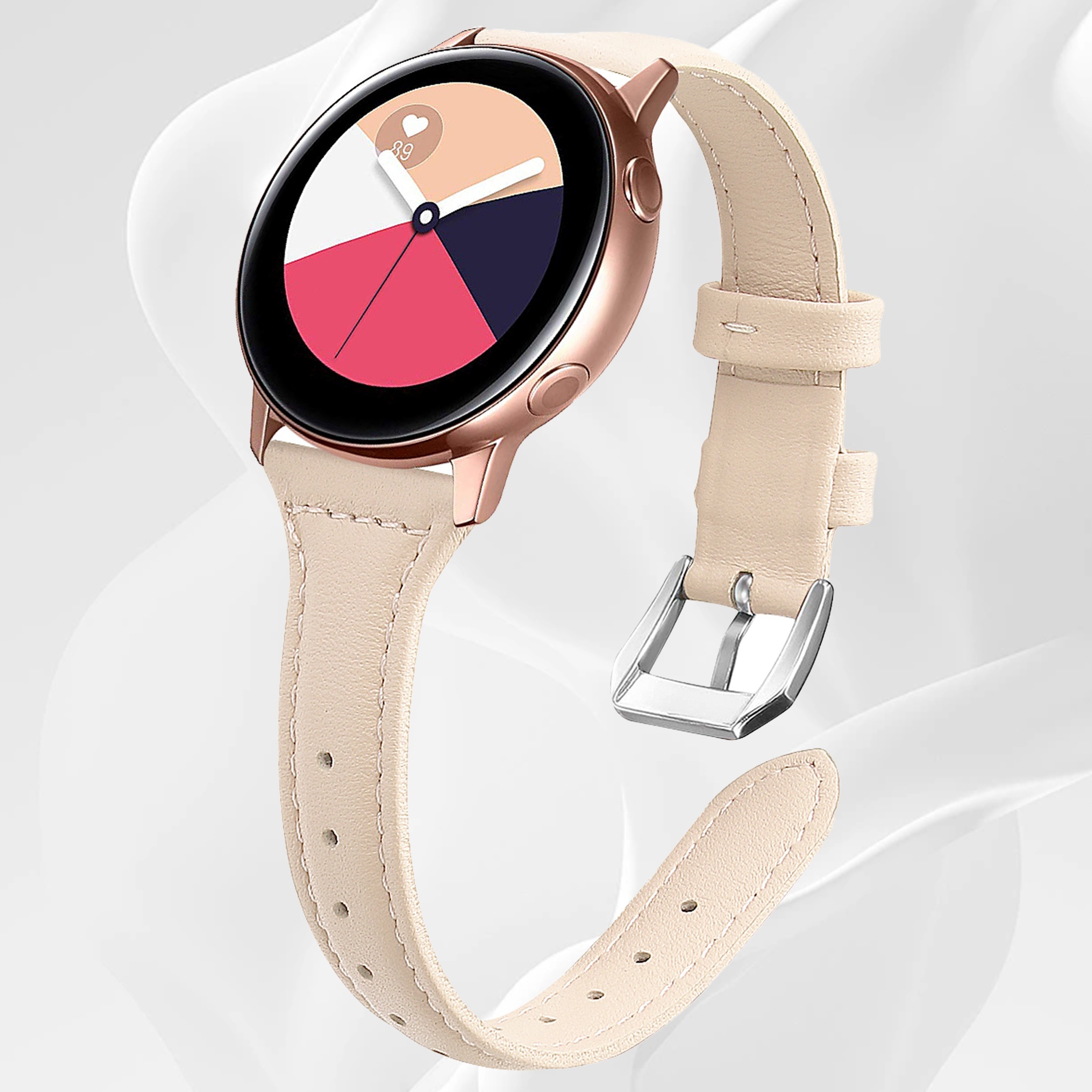 Galaxy Watch 4 Band Leather - Temu