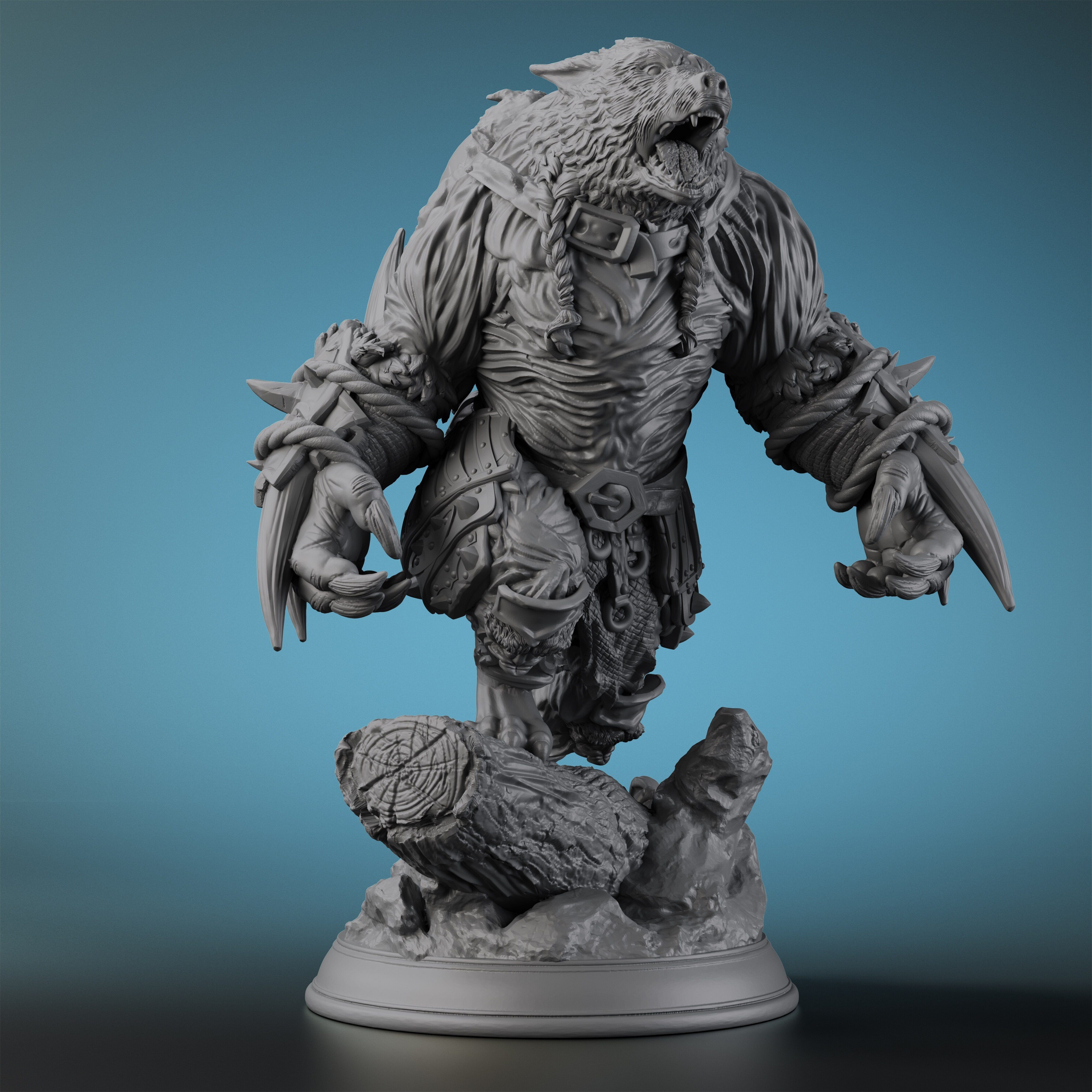 3D Printable Yeti kid by Roleplaying & Miniatures