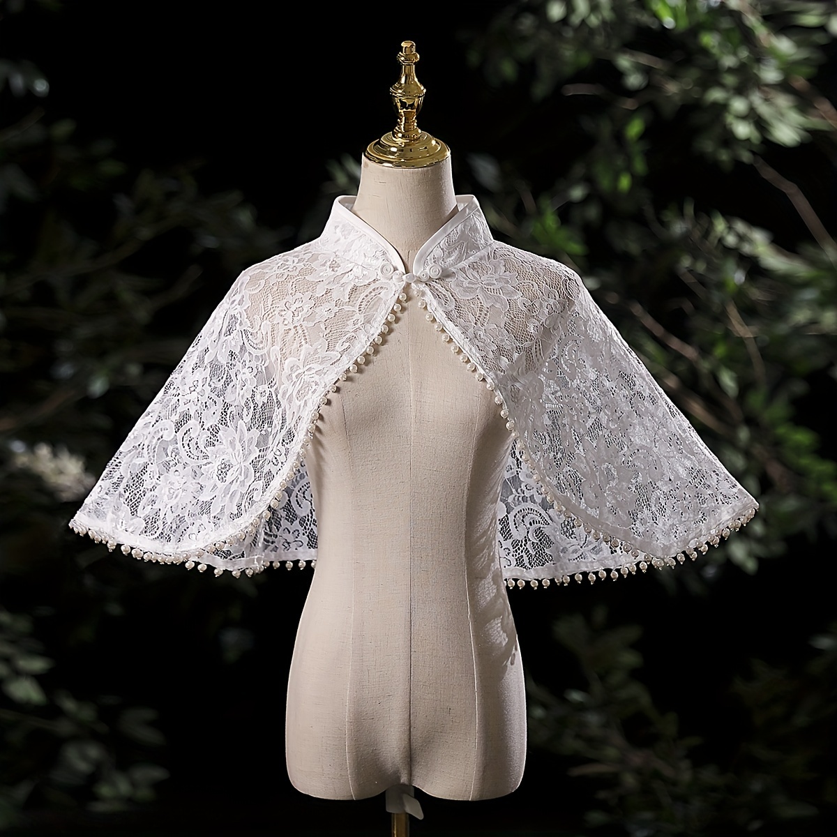 Cream shawl for wedding guest sale