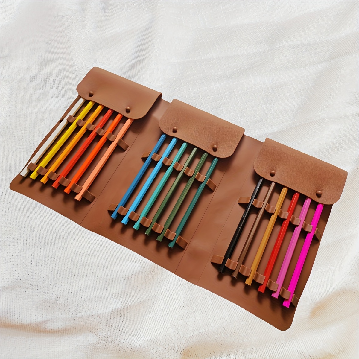 Paint Brush Holder Bag Roll up Paint Brush Pencil Pen - Temu