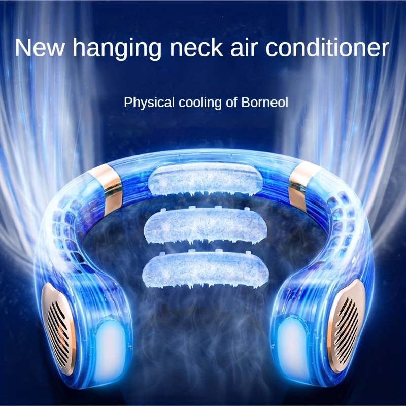 Hand Warmer Hanging Neck Fan Mobile Air Conditioner Portable Air Cooler  Shoulder And Neck Massager Usb Electric Neck Massager