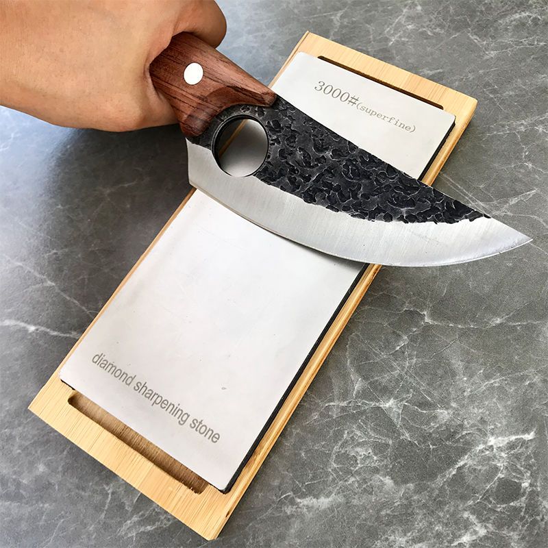Fixed Angle Knife Sharpener Professional Sharpening System Whetstone  Honeycomb Diamond Stone Double Sided Sharpe Blade Apex Edge