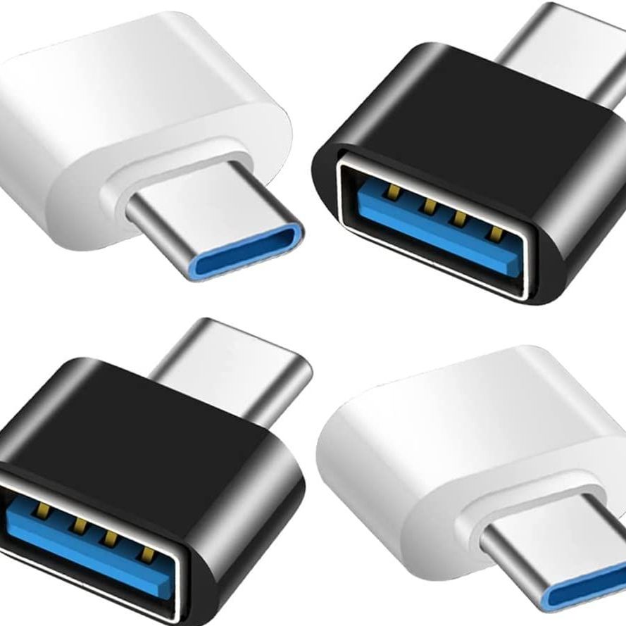 Adaptador USB hembra a USB-C macho, paquete de 2, adaptador USB C a USB,  adaptador Thunderbolt 3 a USB hembra OTG para MacBook Pro2019, MacBook Air