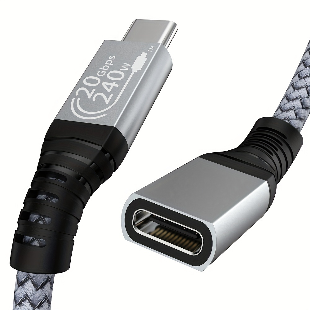 UGREEN Cargador USB C de 65 W, 4 puertos, adaptador de corriente USB C con  cable USB C a USB C de 60 W, paquete de 2 unidades, 6 pies