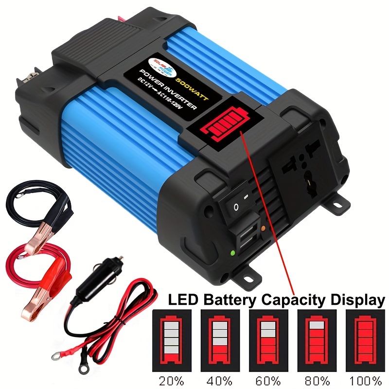 1 Set 110V + 12 / 24V Dual Plug In Caja De - Temu