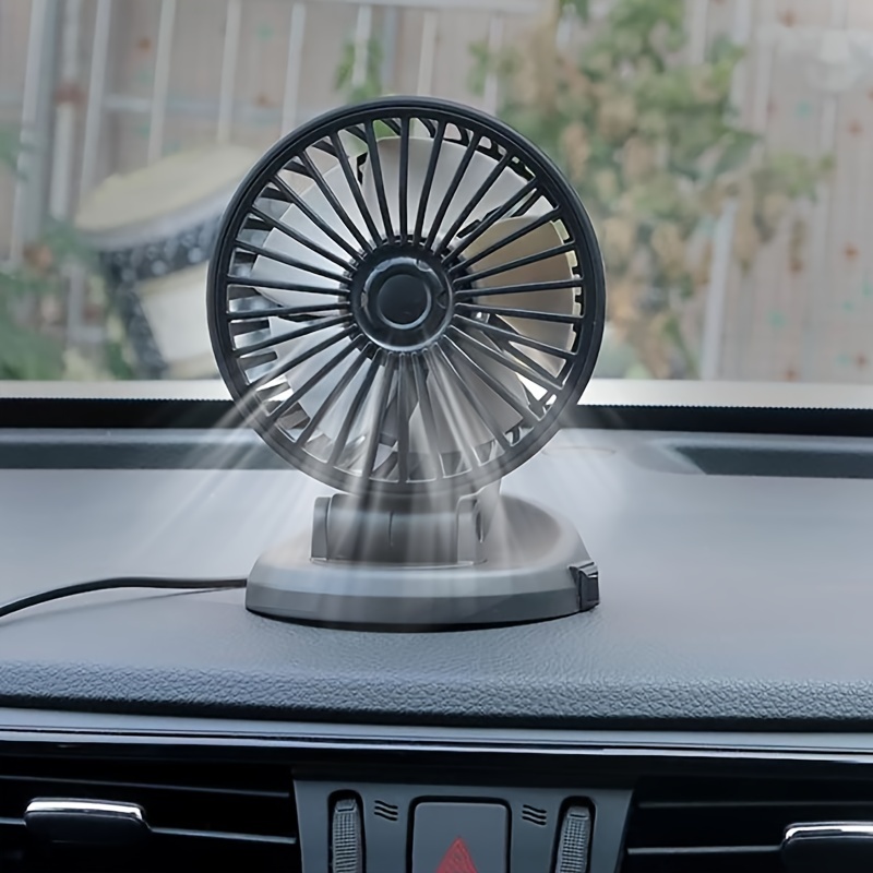 Ventilateur pliant à tête unique pour voiture, ventilateur de
