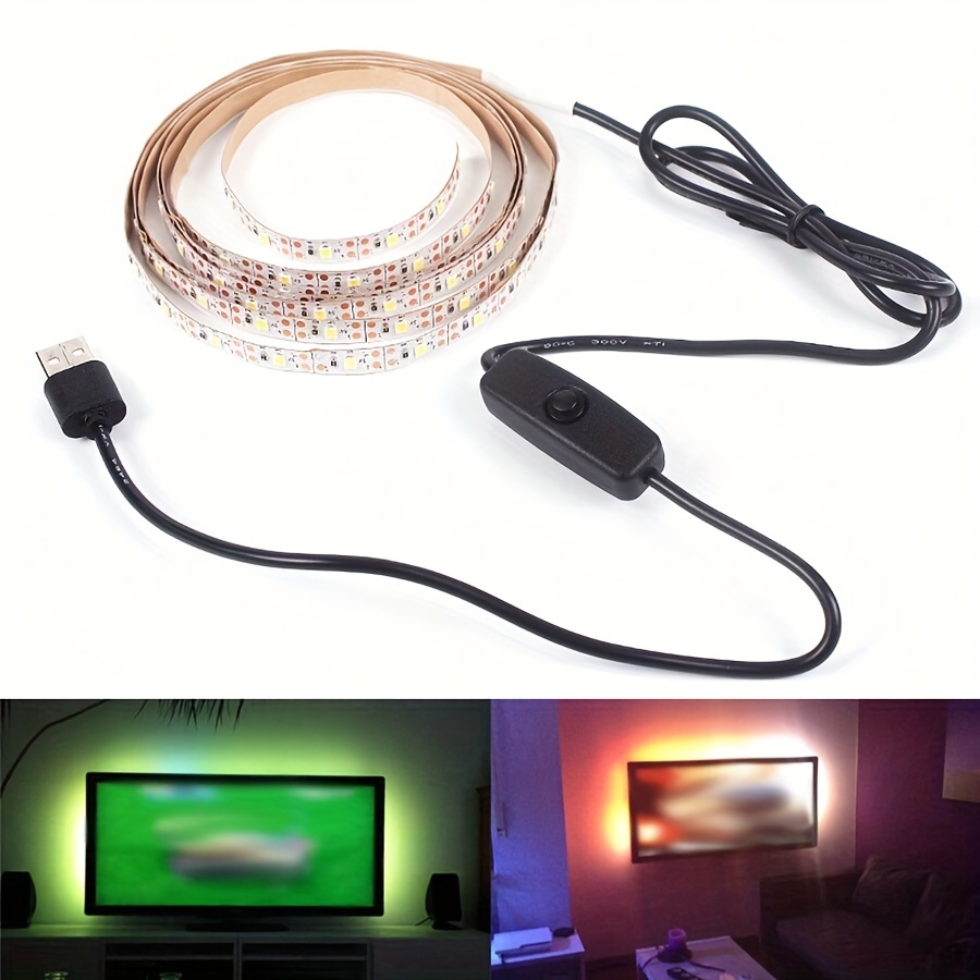 Frienda 4 Stück Mini-USB-LED-Licht, RGB-Auto-LED-Innenbeleuchtung, DC 5 V,  intelligentes USB-LED-Atmosphäre-Licht, Laptop-Tastatur-Licht