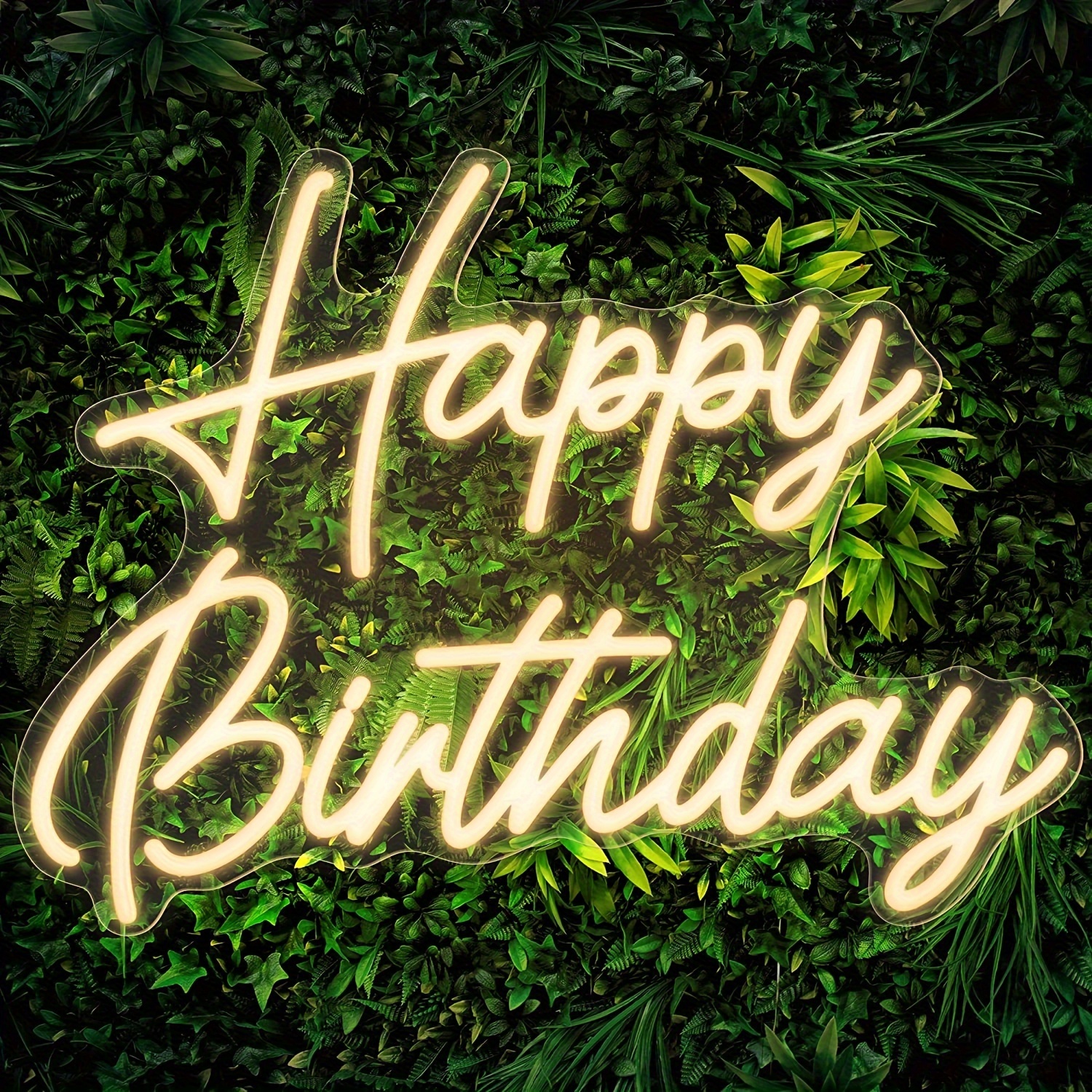Happy Birthday Neon Sign - Cool White - The Pretty Prop Shop - Auckland  Wedding and Event Hire