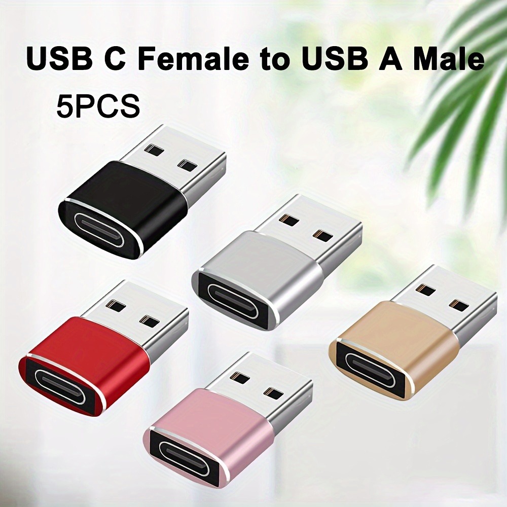 Generic Adaptateur USB C Vers USB,Adaptateur USB C Femelle Vers USB Mâle, Adaptateur  USB C Vers USB 3.0 Type C Compatible Avec IPhone 14/13/12/11/X, Samsung  Galaxy S20 S21 S22 S23 (Noir) 