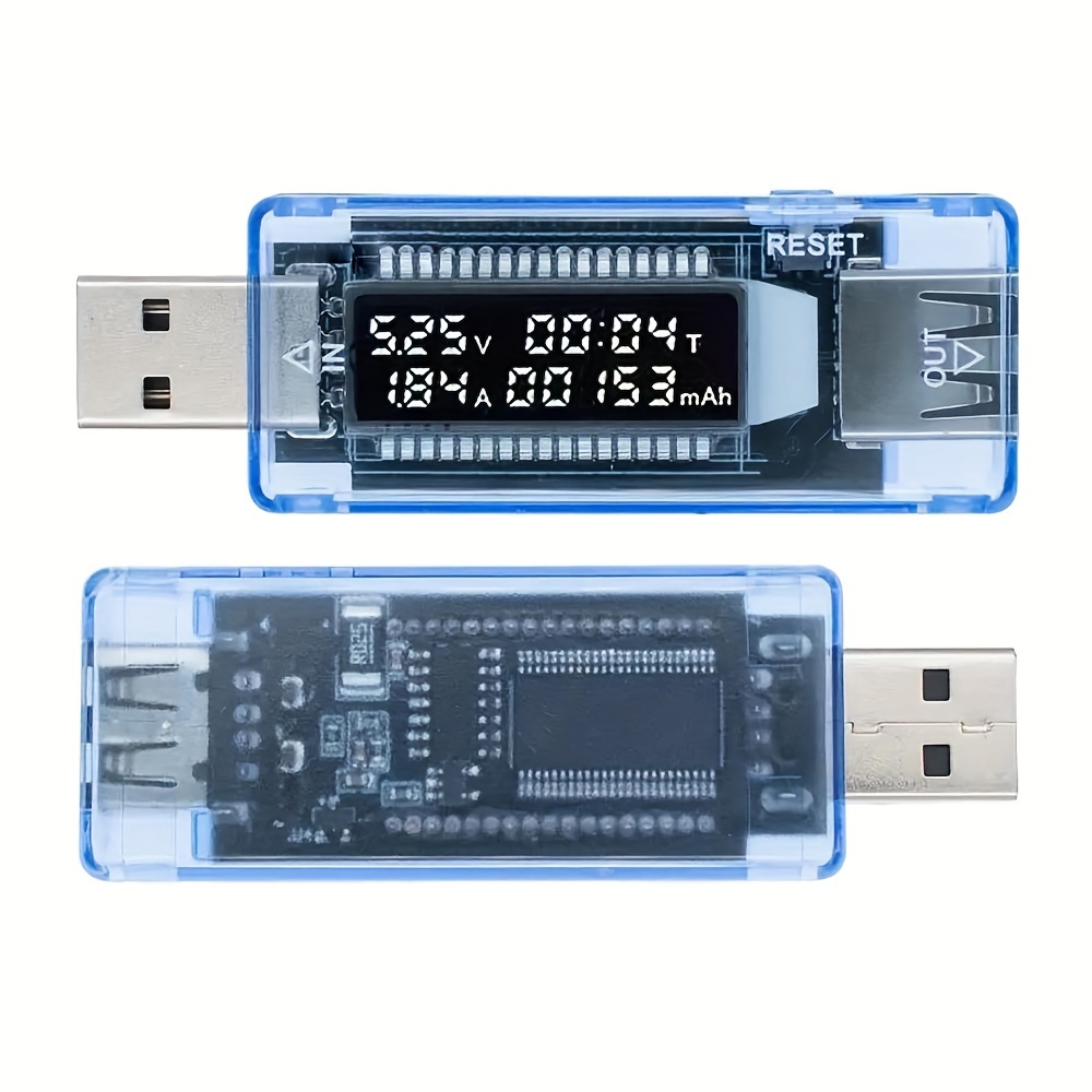 Innovateking-EU Testeur de Tension USB Digital Current Meter multimètre USB  Voltmètre de Type C : : Bricolage