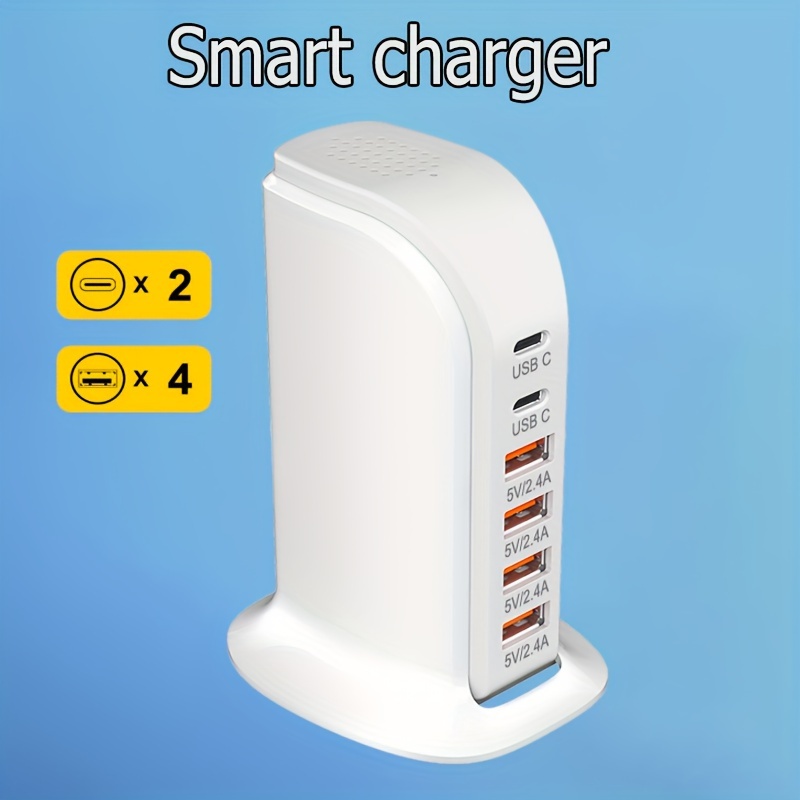 Chargeur Usb 10 Ports Avec Technologie De Détection - Temu Canada