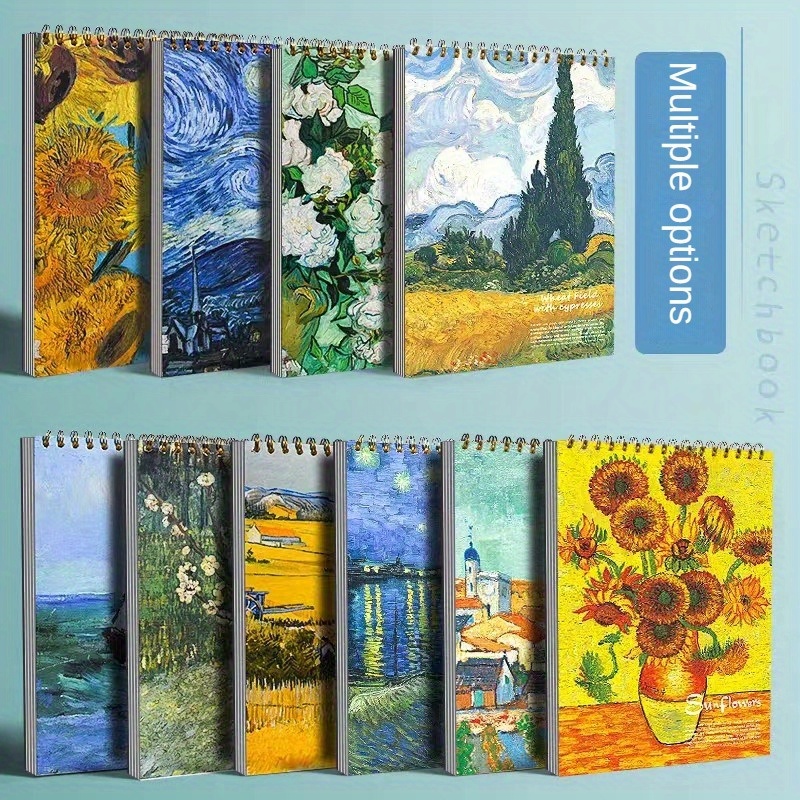 80sheets Sketch Books Oil Painting Wind Painting Drawing Books Square Art  Professional Sketch Books