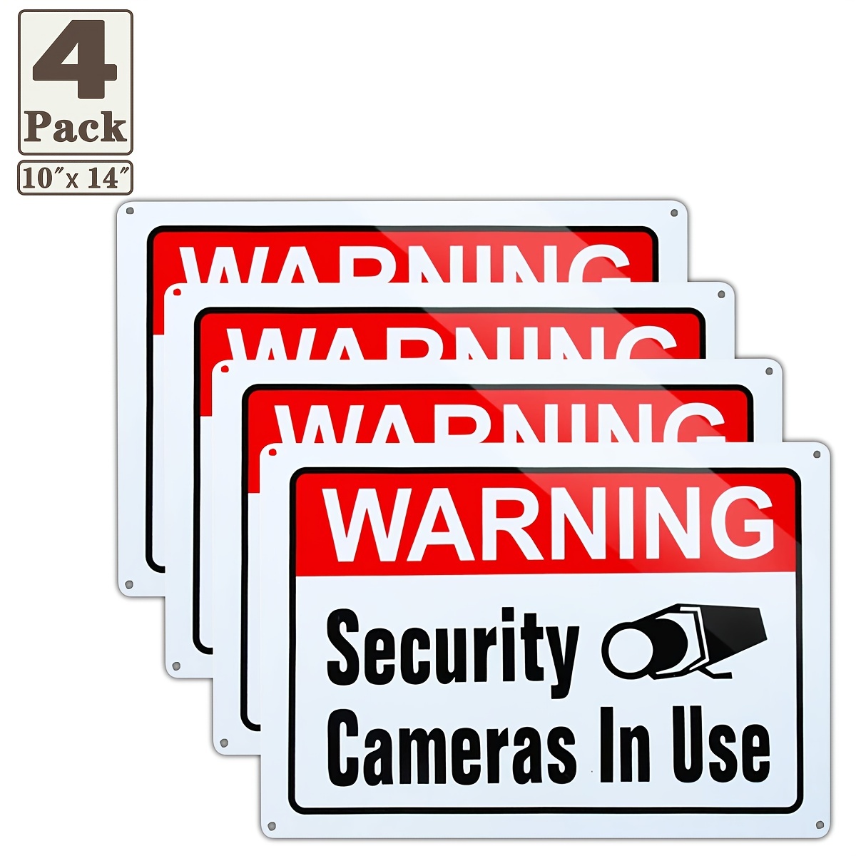 Security camera in store use sign printable