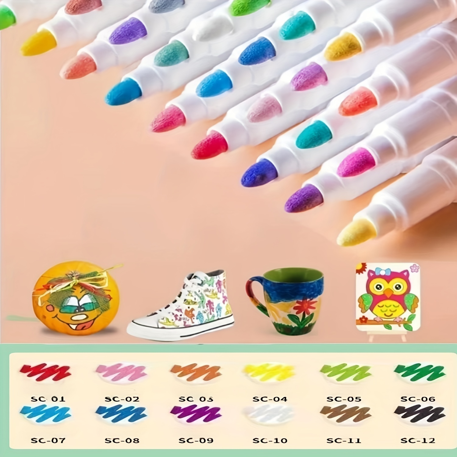 Fabric Markers Washable - Free Shipping For New Users - Temu United Arab  Emirates