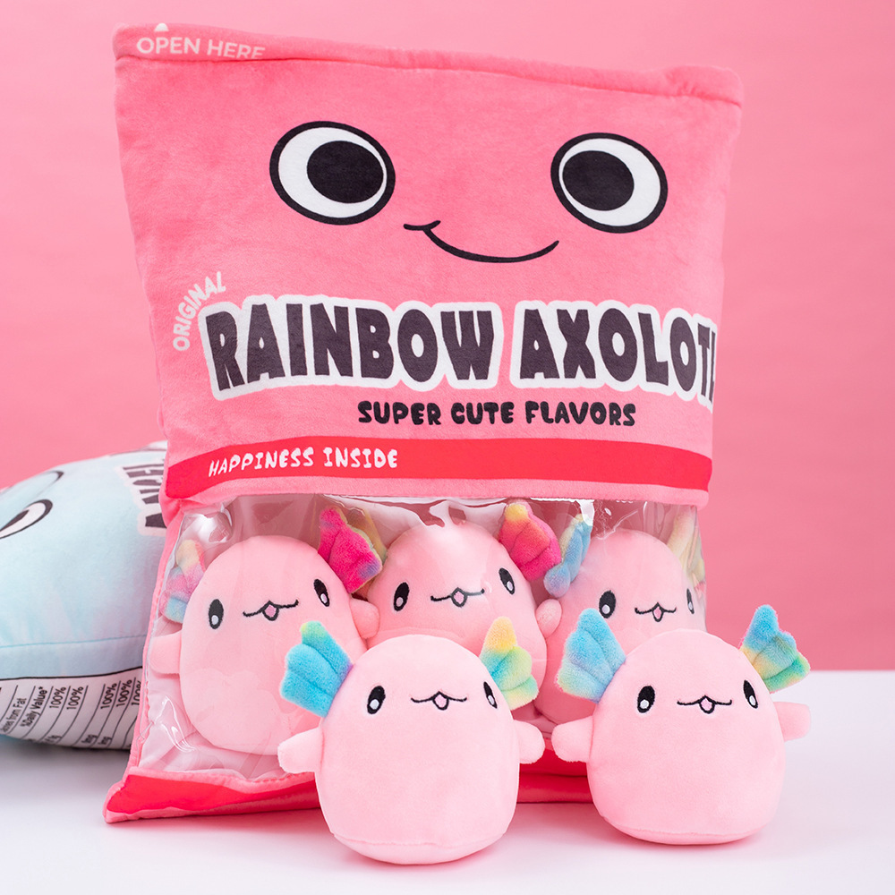 Axolotl Squishmallow Rubber Shoe Charm