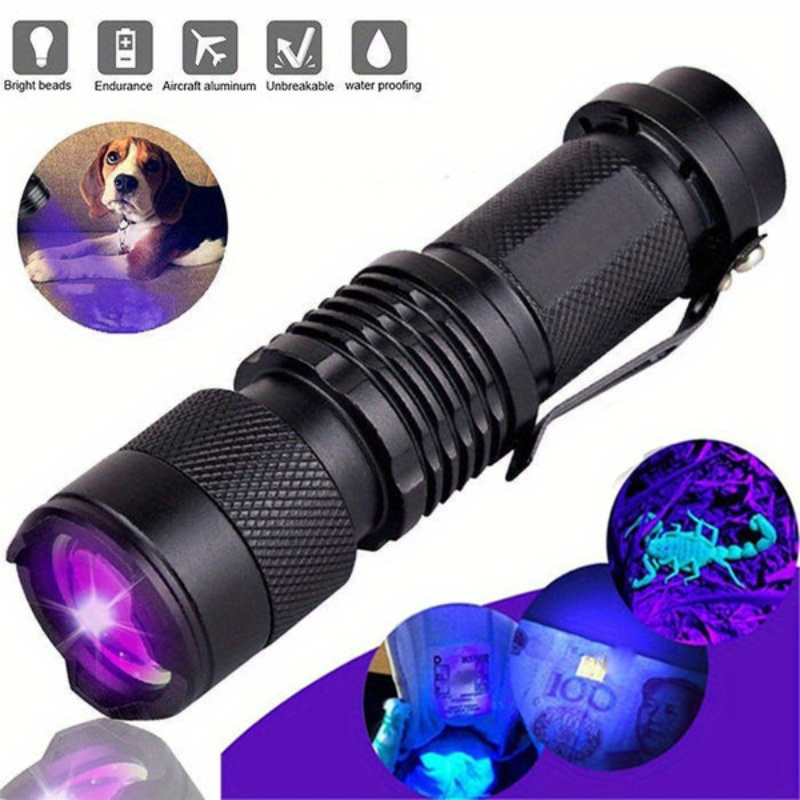  LET'S RESIN UV Light for Resin Curing, Portable Mini 365nm UV  Flashlight Black Light, Quick Cure LED Waterproof UV Lamp Rechargeable for  Resin Molds, Pet Urine, Dry Stains, Bed Bug 