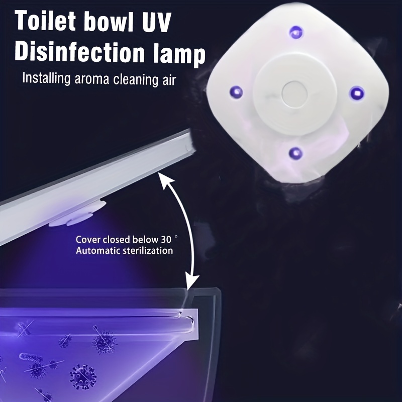 8colors Toilet Light, Human Motion Sensor Night Light, Bathroom  Accessories, Uv Sterilization - Temu