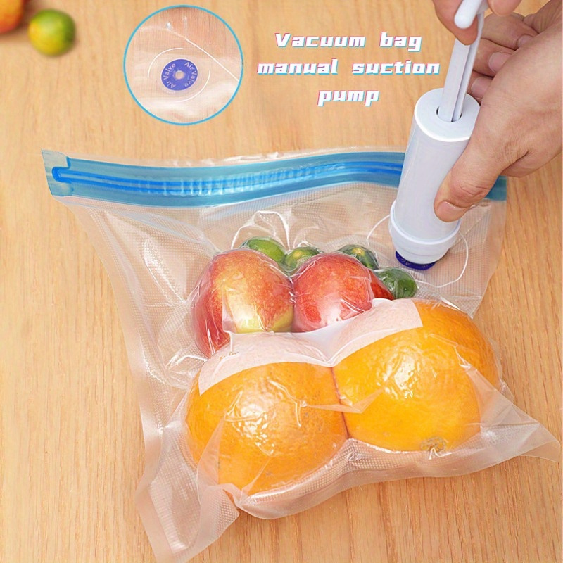 Vacuum Sealer Plastic Bags Air Pump Valve Transparent Vacuum - Temu