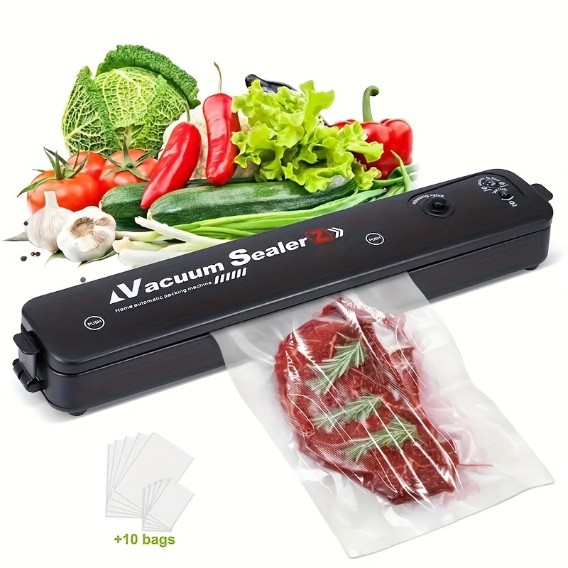 Table Vacuum Food Sealer, Wet & Dry Food Saver Vacuum Sealing Machine For  Vacuum Container With Free Vacuum Bags,kitchen Tool - Temu