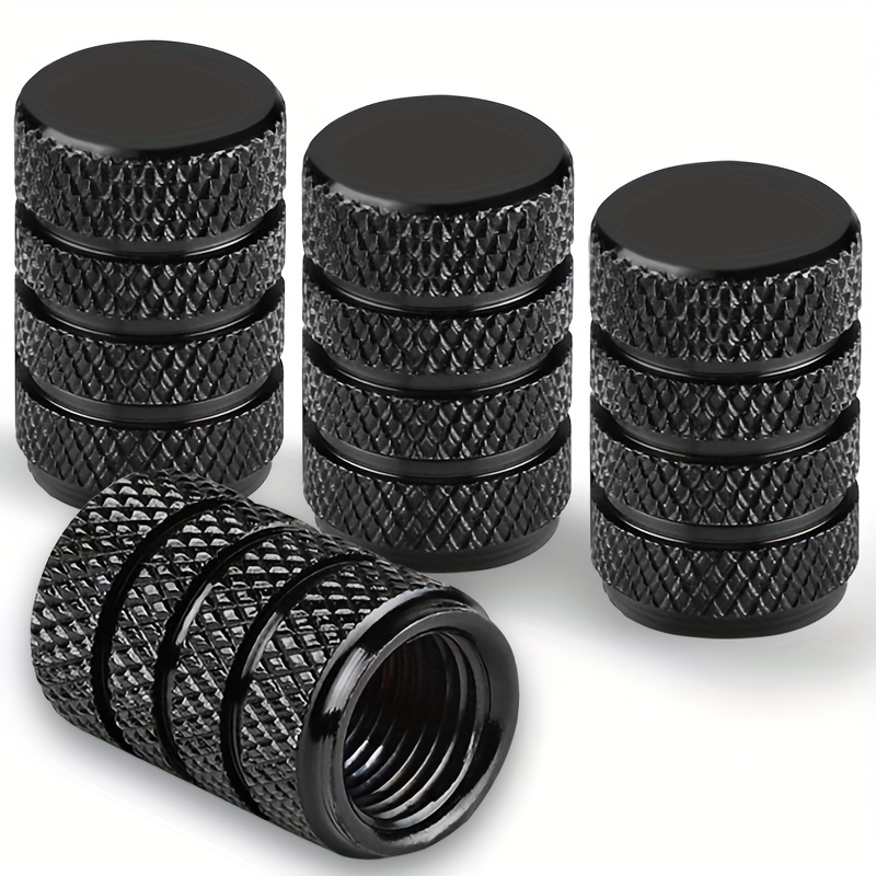 Bouchons de Valve de pneu de roue de voiture antivol, couvre-joints  universels de style de doigt Logo capuchon de noyau de Valve de pneu pour  pièces de roues de pneu 4 pièces 