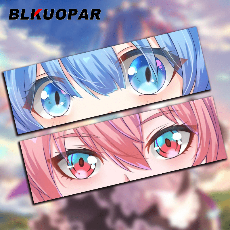 Anime Eyes Sticker Vinyl Waterproof Sticker Decal Car Laptop Wall Window  Bumper Sticker 5