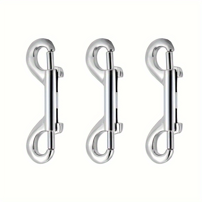 10PCS Stainless Steel 316 Marine Double Ended Snap Hook 90mm