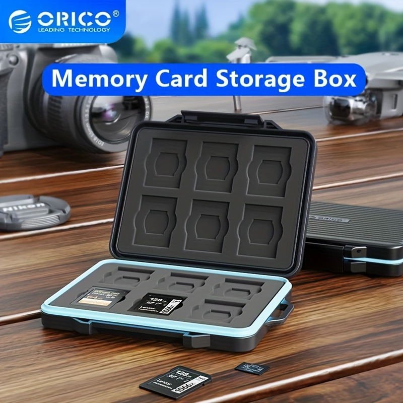 10 Slots Micro SD Card Case Holder Storage Organizer, Ultra Slim Credit  Card Size Lightweight Portable TF MSD Memory Card Storage