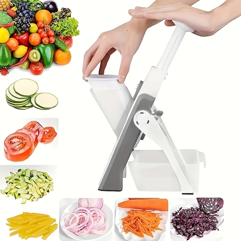 Rotary Cheese Grater, Zinc Alloy Rotary Vegetable Mandoline