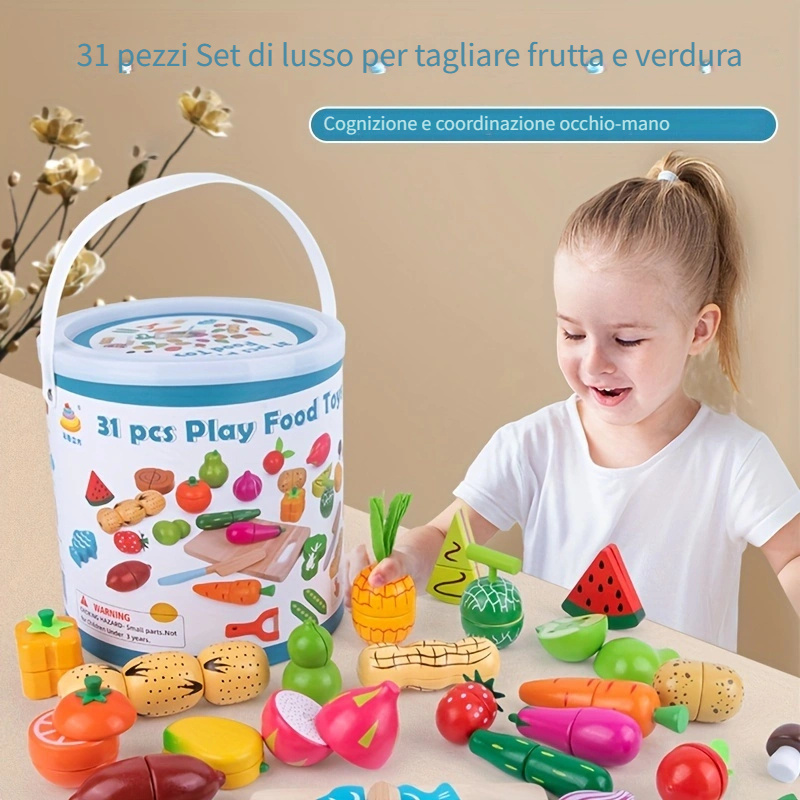 Giocattoli vegetali │ Giocattoli di legno │ Lignea Kids