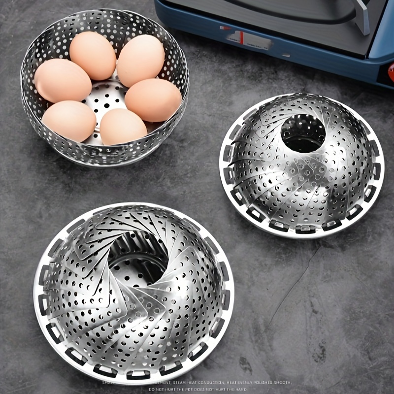 Silicone Fruit Tray And Steaming Basket - Foldable Mesh Cookware For Steaming  Vegetables And Fruits - Kitchen Accessory For Healthy Cooking - Temu