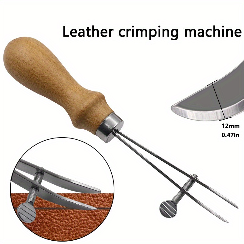 Leather Carving DIY Pressure Wiper Leather Shaping Press the Drum Manual  Scribing Tool Stroke Shaping Tool 