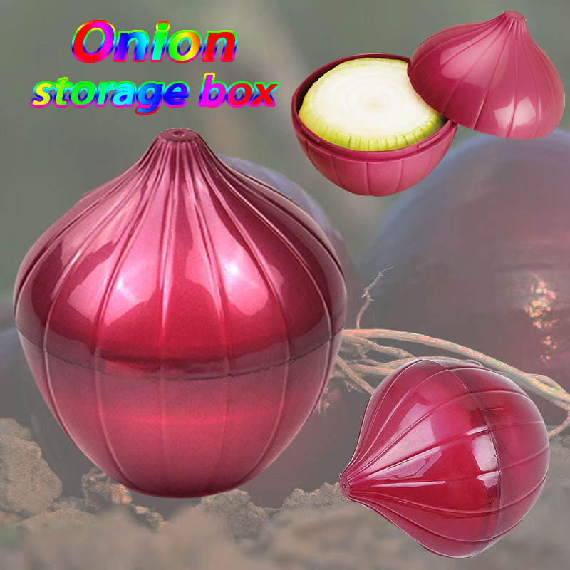  OBANGONG 4 PCS Fruit Vegetable Shaped Savers Onion