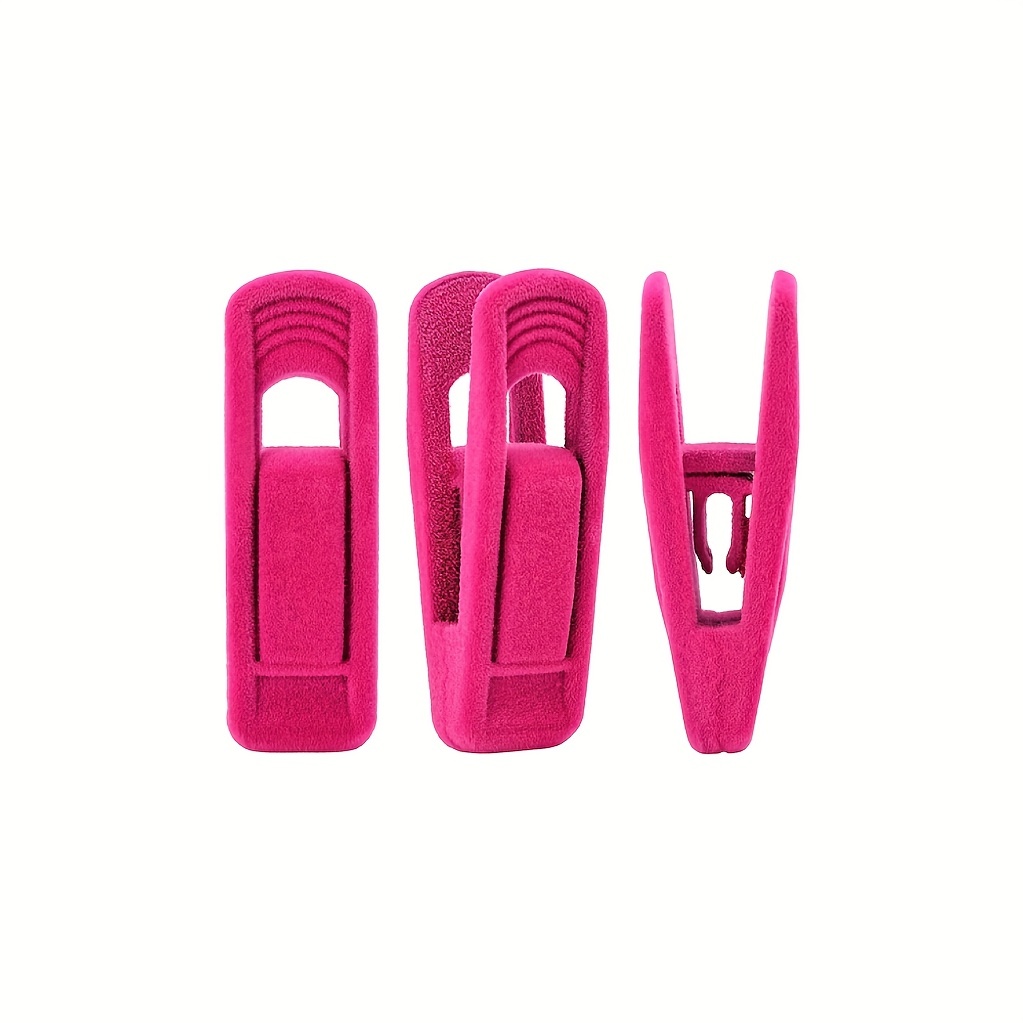 Plastic Clothes Pins, Heavy Duty Abs Strong Finger Clips Perfect For  Slender Hangers, Velvet Hangers, Non-slip Baby Hanger Clips, Windproof  Fixed Clips, Household Clothes Pegs - Temu