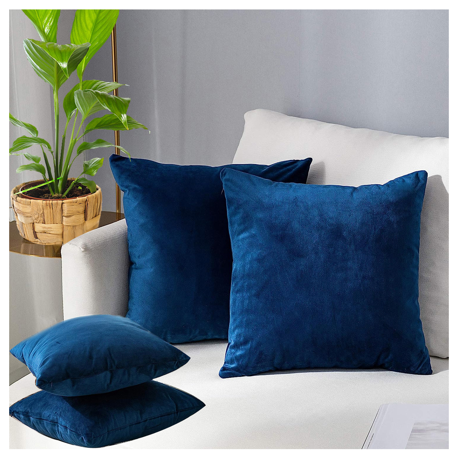 1pc Throw Pillow Insert Hypoallergenic Premium Pillow Stuffer Sham  Decorative Cushion Bed Couch Sofa for 45x45cm(18x18inch) Pillow Cover 2023  - $10.99