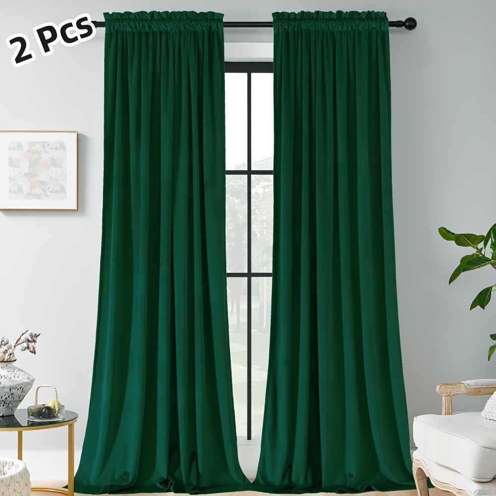 Blackout Classic Velvet Curtains Dutch Velvet Thermal - Temu