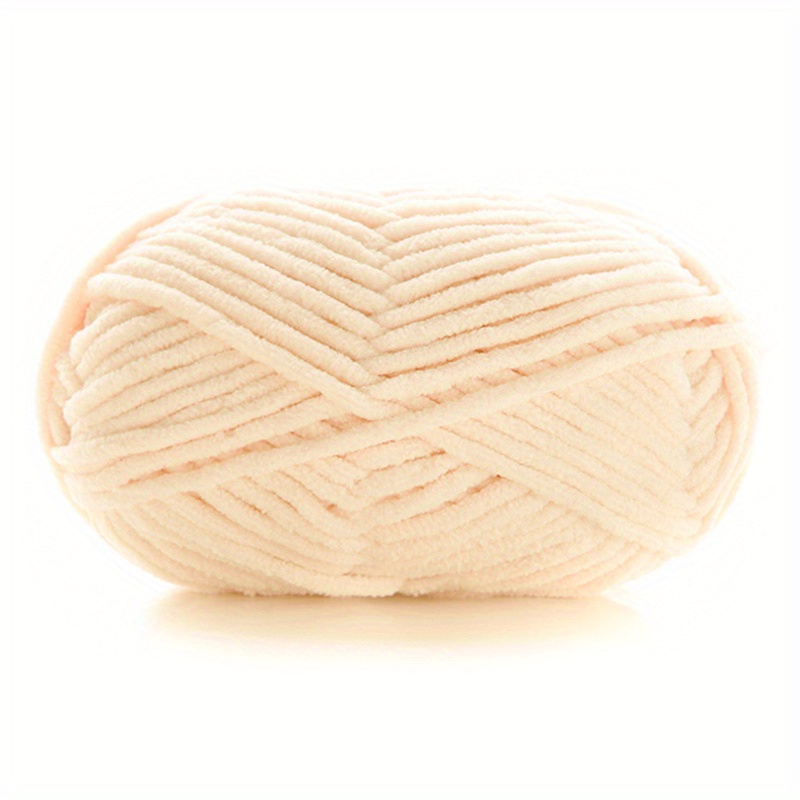 1pc 50g Handmade Diy Knitting 3.5mm Thick Woolen Yarn Ice Cream