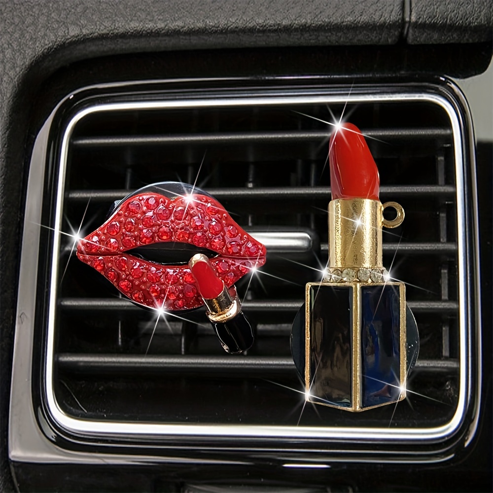 Sparkle And Smell Good With This Red Lips Aromatherapy Clip - Temu