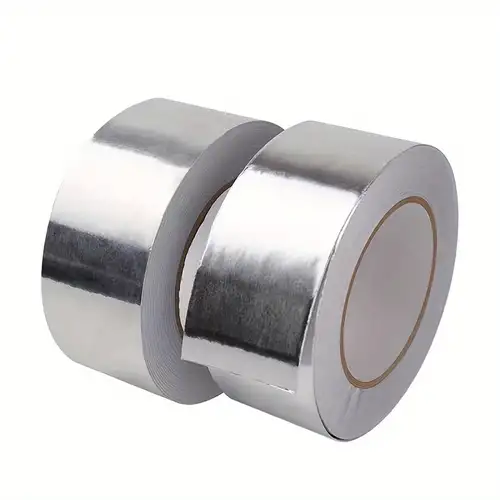  Cinta adhesiva de aluminio profesional, 0.002 in de grosor, cinta  adhesiva de 108.3 ft de largo, cinta aislante de aluminio resistente para  reparación de HVAC, conductos, aislamiento, secadoras, plata : Industrial