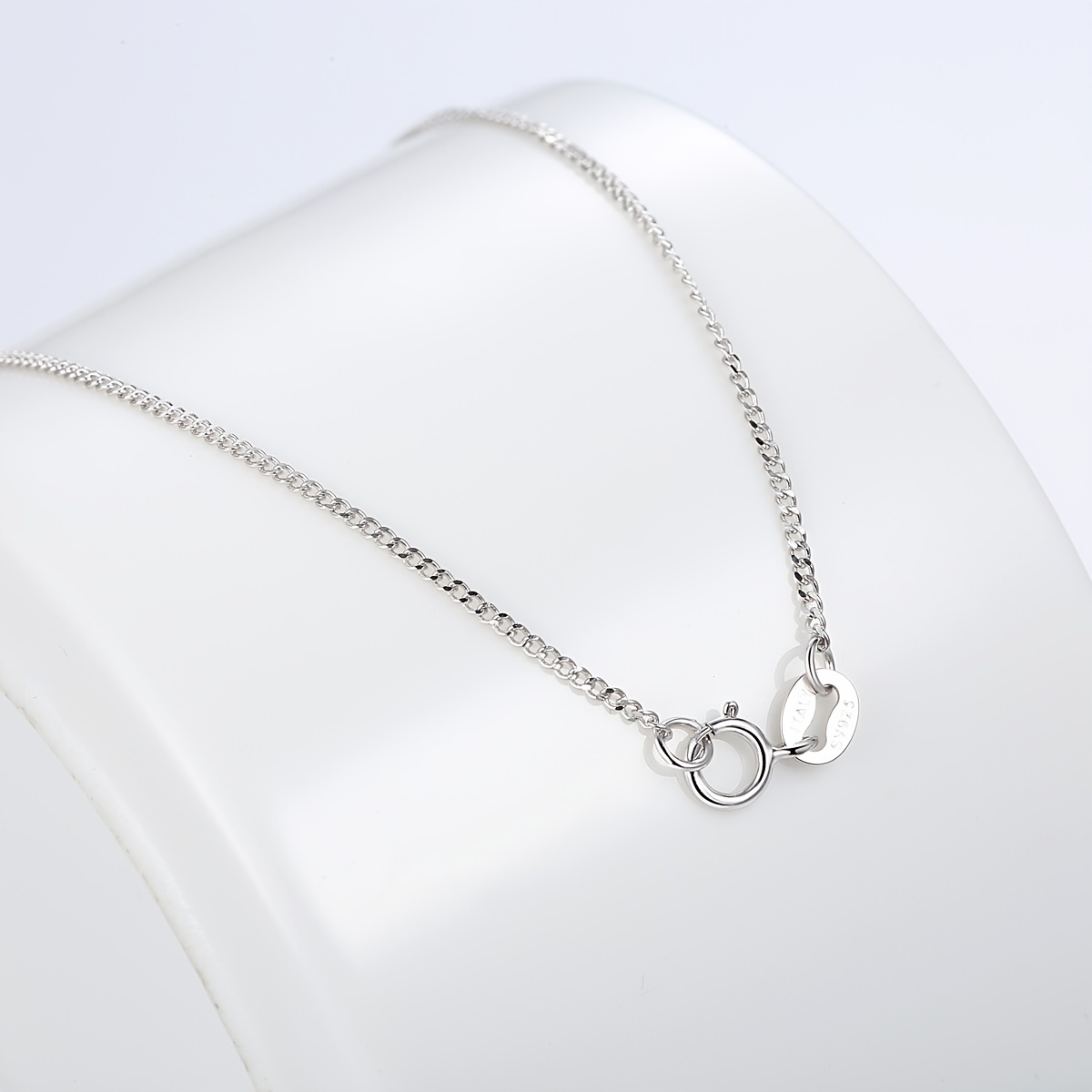 Silver Necklace - Temu