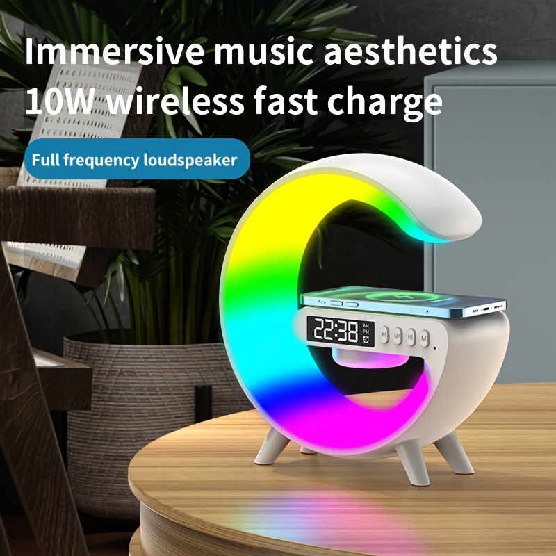 Led Wireless Charging Speaker - Temu