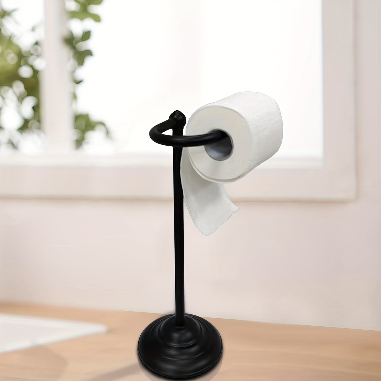 mDesign Over Cabinet Paper Towel Holder with Multi-Purpose Shelf - Bronze