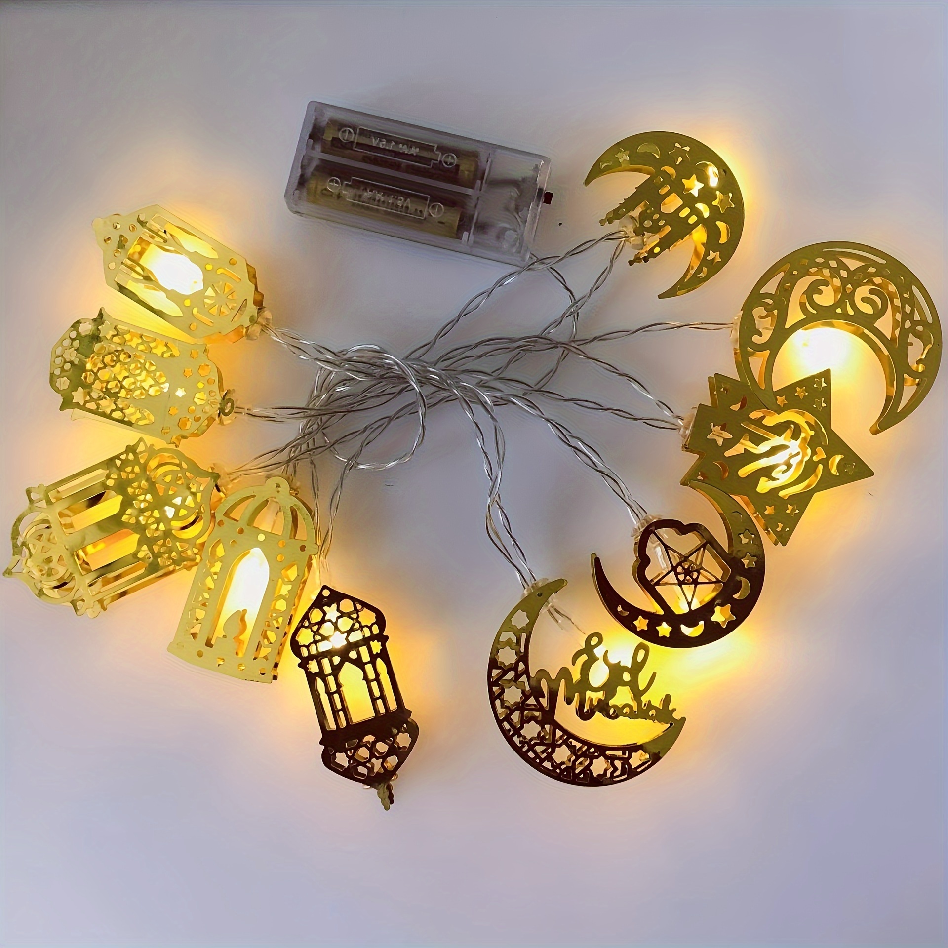 Guirlande Lumineuse Musulmane Ramadan 9,8 pieds 20 LED Guirlande Lumineuse  de Fée du Ramadan pour le Ramadan Outdoor Home Festival Party Chambre  Anniversaire (A) : : Luminaires et Éclairage