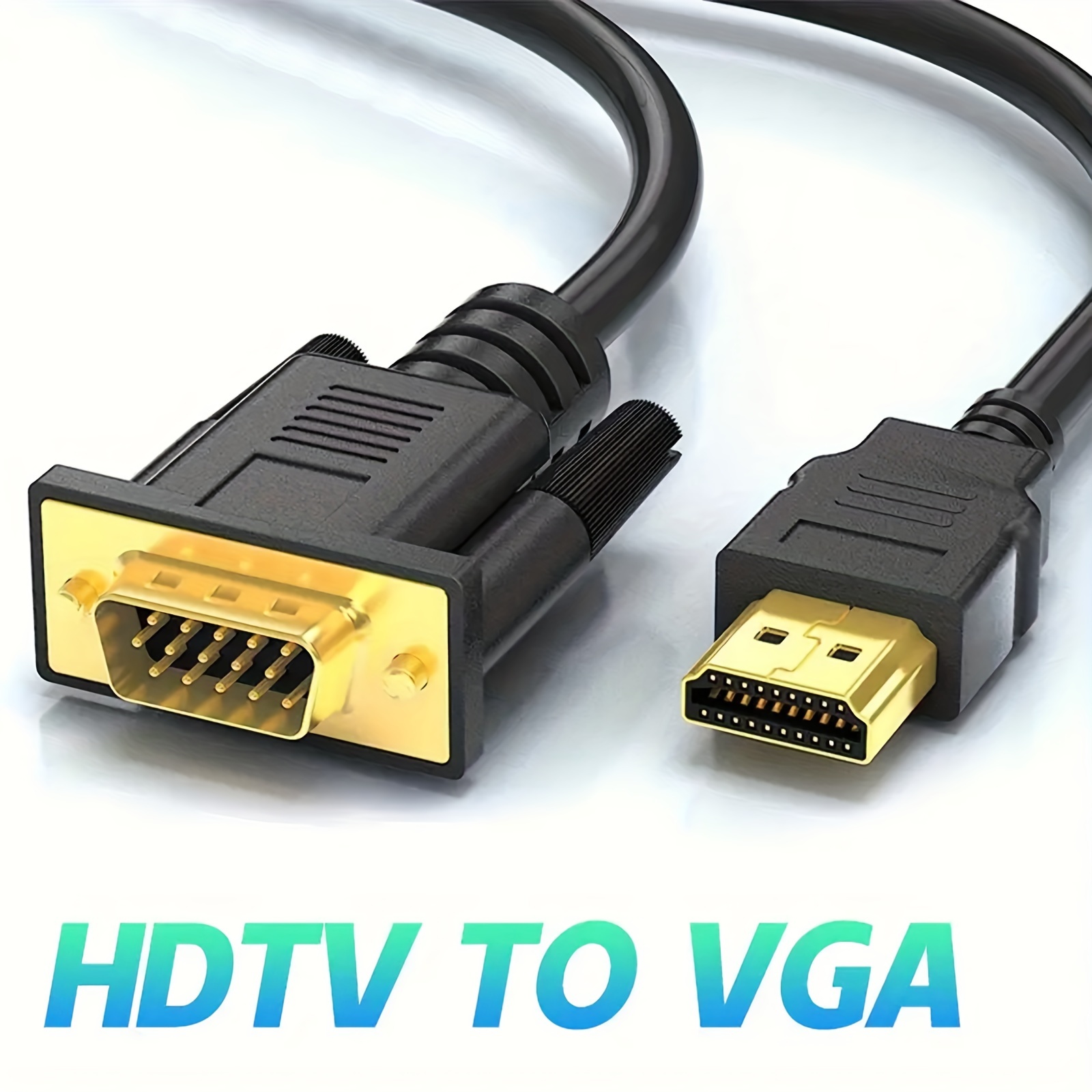 NTSC PAL RF Coax Cable TV Tuner To HD DVI VGA Converter 720p 1080p