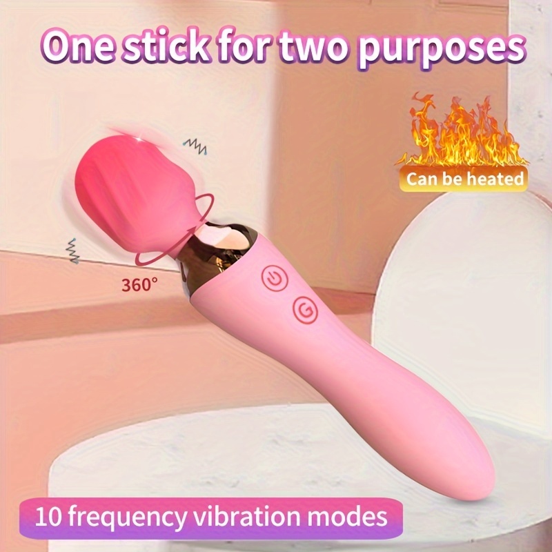 1pc AV Stick Vibrator Clitoral Stimulator Vibrator Women s Vibrator 10 Vibration Modes Powerful Vibrator Female Pleasure Toy Handheld Massager Waterproof And Silent Suitable For Women Or Couples