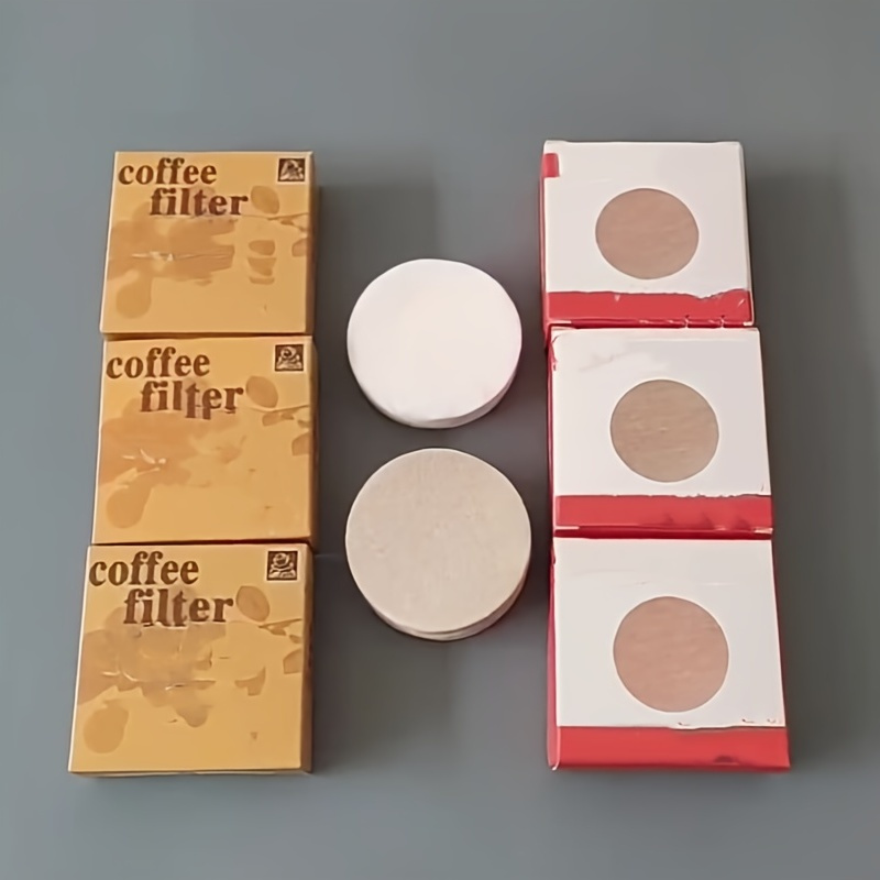 100pcs Japan Original Round Coffee Filter Paper Moka Pot Coffee Maker  Filter Circular Hand-poured Coffee Tools No.3 /No.6 /No.9