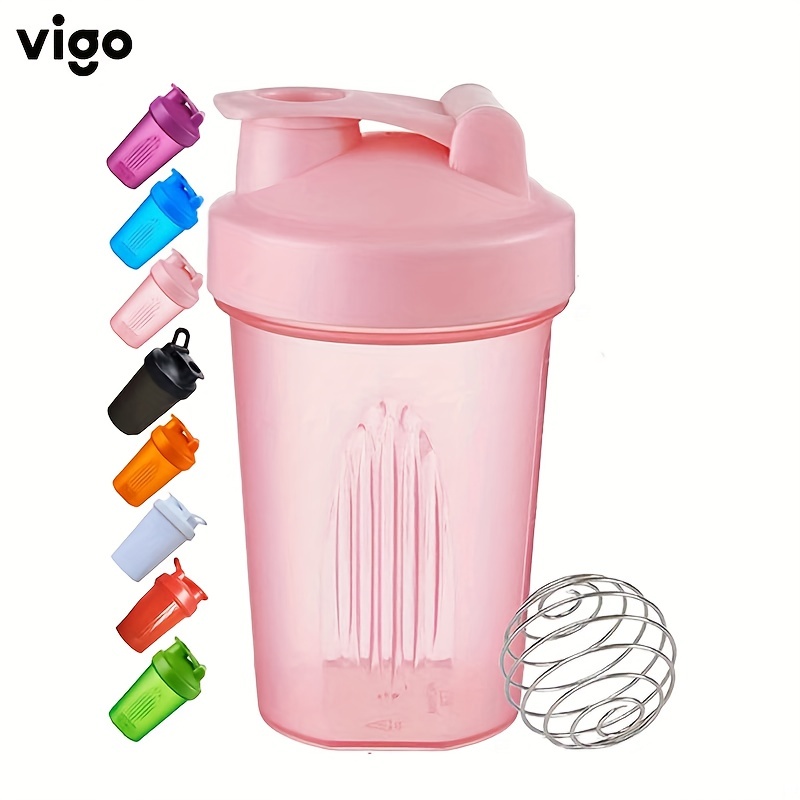 600ML Blender Shaker Bottle with Plastic Whisk Ball BPA Free Plastic  Protein Shakes Leakproof for Powder Workout Gym Sport - AliExpress