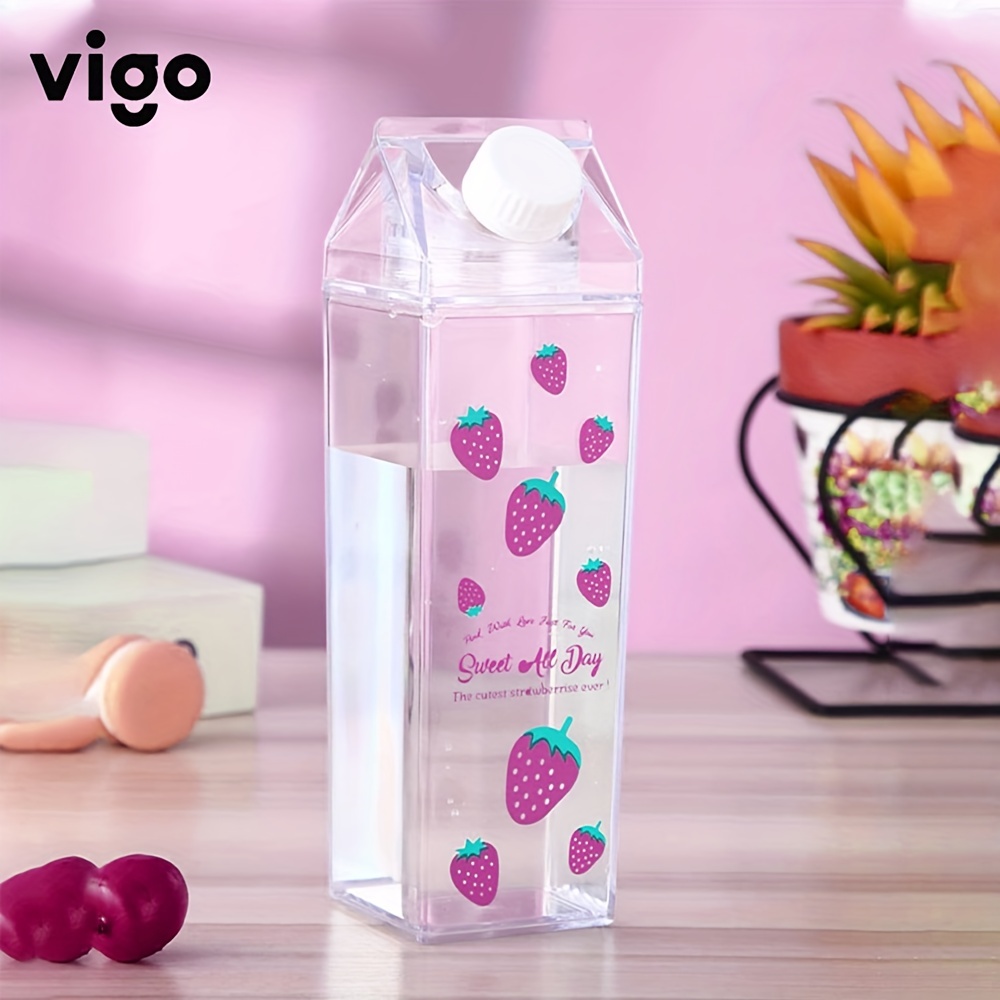 Cute And Convenient Mini Water Bottle Clear Plastic Cup For - Temu