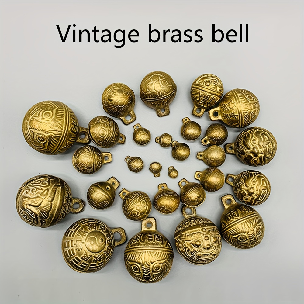 Vintage Jingle Bells Vintage Bells Small Brass Bells Wind - Temu